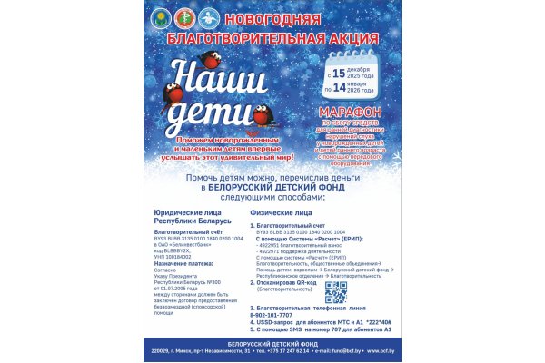 Новогодняя благотворительная акция 