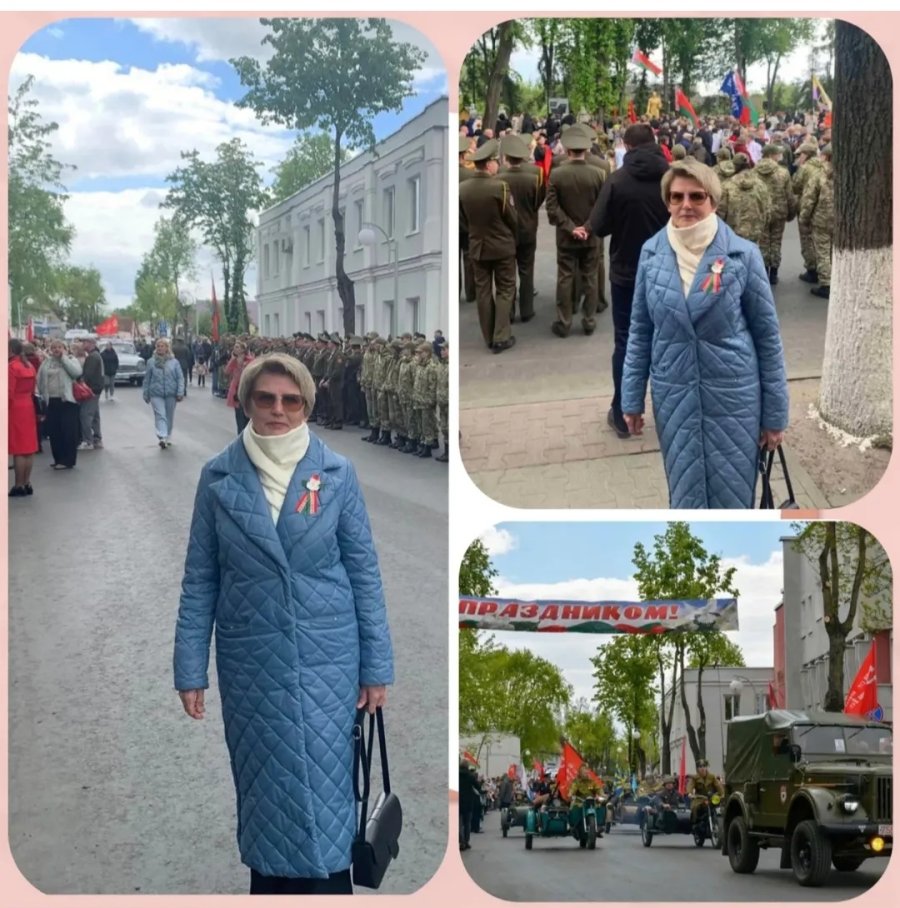 Участие в митинге-реквием в Сквере памяти и праздничном шествии 