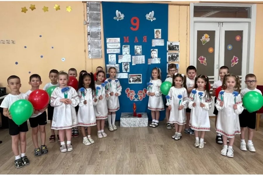 Торжественное мероприятие прошло накануне дня празднования Великой Победы в нашем дошкольном учреждении